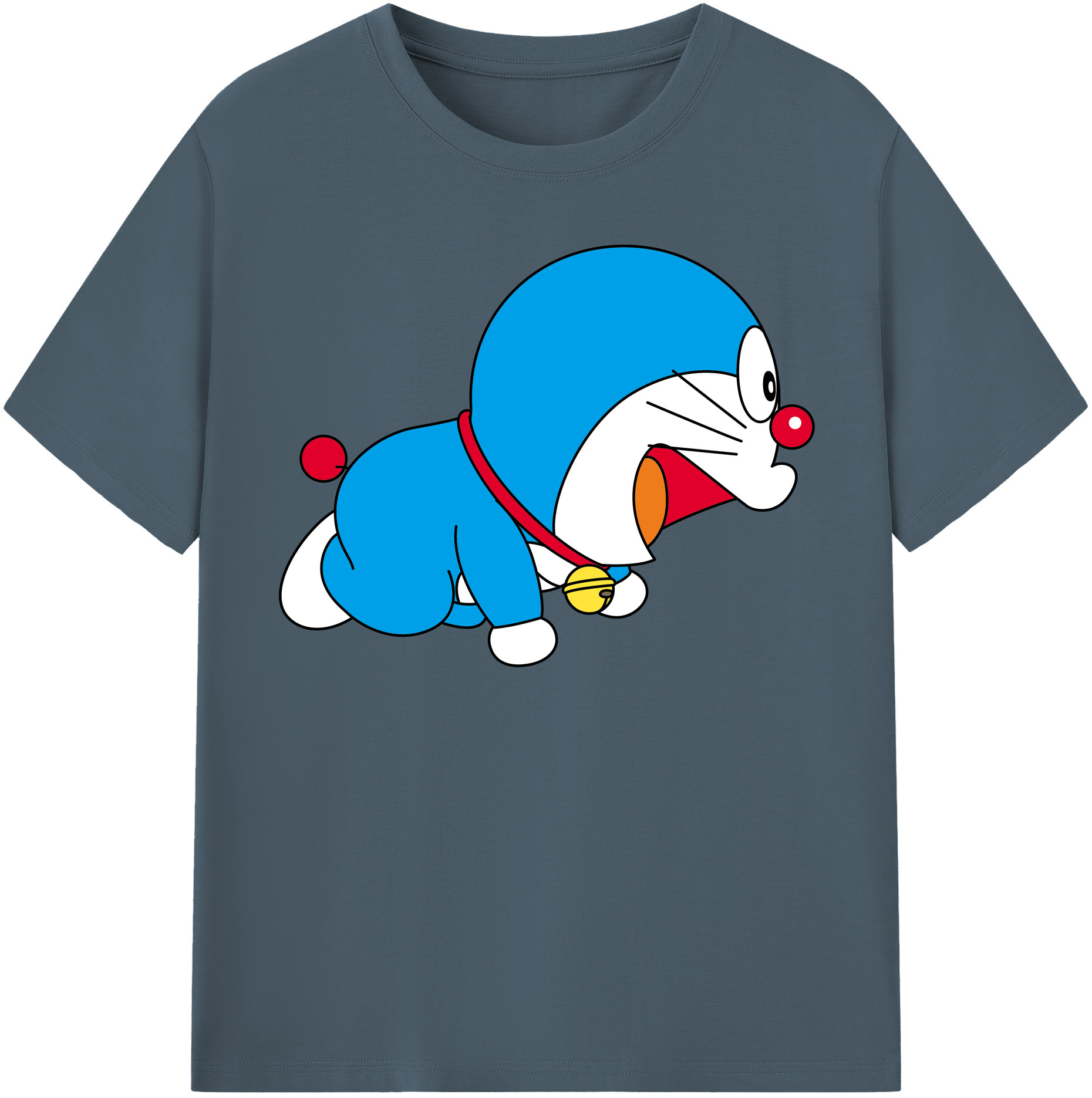 （画像用） ドラえもん Doraemon 綿100％半袖Tシャツ（フロントプリント）